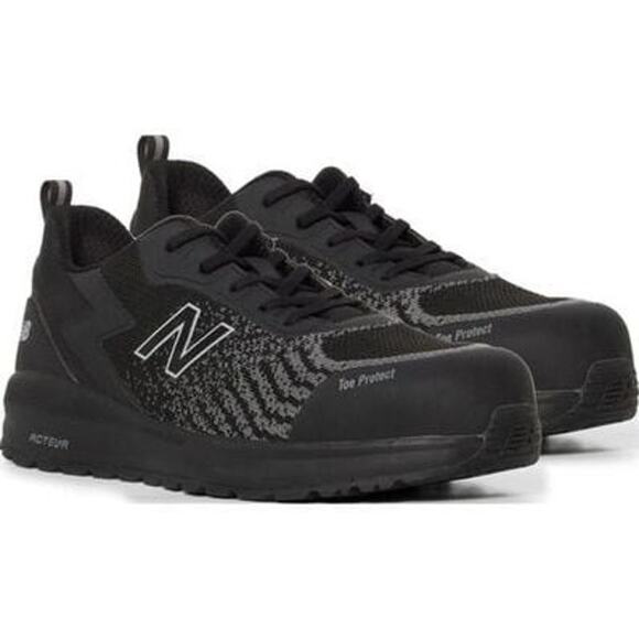 New Balance Composite Toe Puncture-Resisting Athletic Work Shoe Black Size 10 - Picture 1 of 12